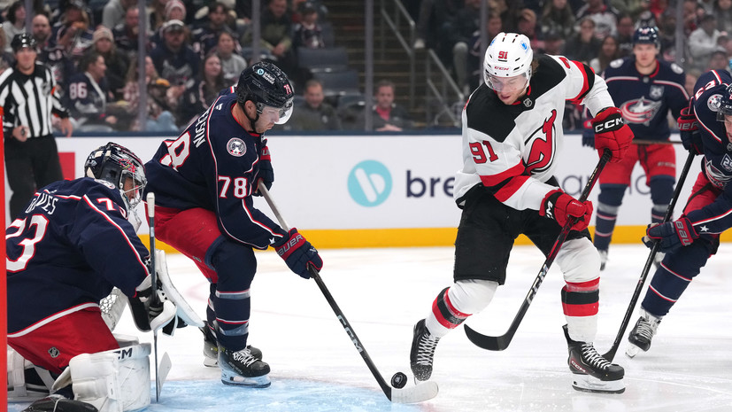 Шайбы Марченко и Воронкова не спасли «Коламбус» от поражения в матче с «Нью-Джерси»