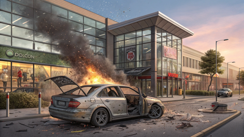 Бомба взорвалась в авто возле ТЦ в крупнейшем городе Эквадора