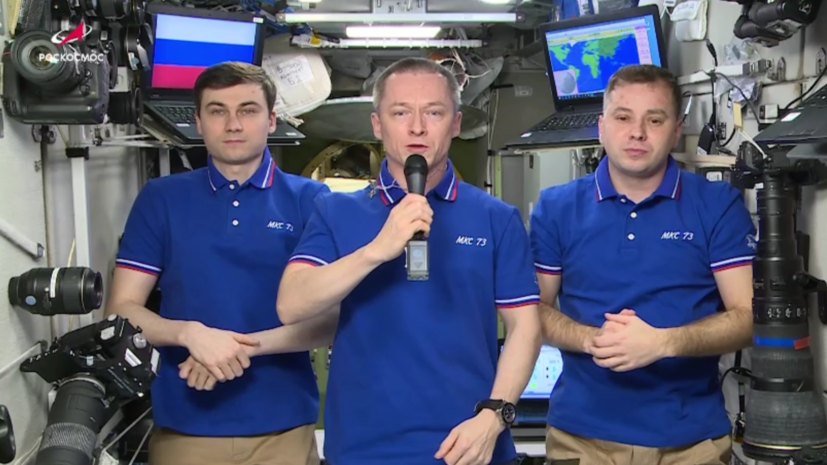 Российские космонавты впервые озвучили послание для незрячих с борта МКС