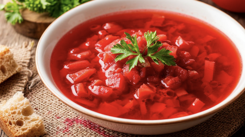 Специалист Лялина: борщ может быть вреден для людей с проблемами ЖКТ