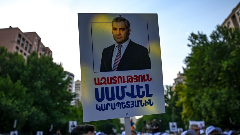 Суд в Ереване во второй раз продлил срок ареста Самвелу Карапетяну