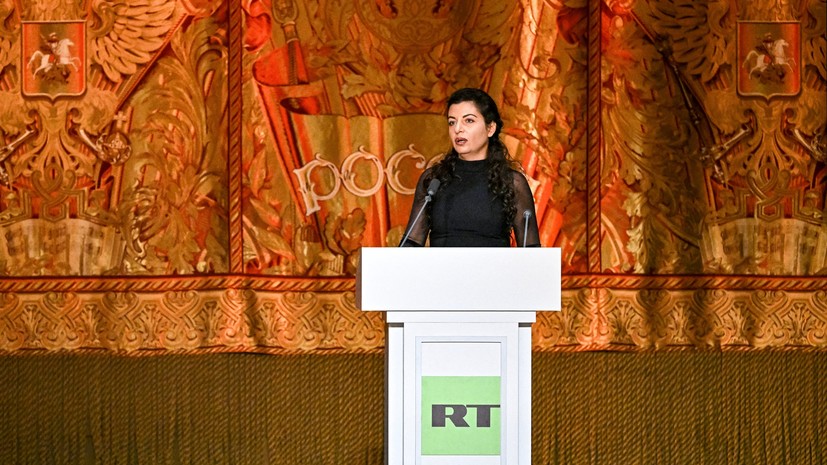 Симоньян рассказала о том, как на RT относятся к борьбе Запада против телеканала
