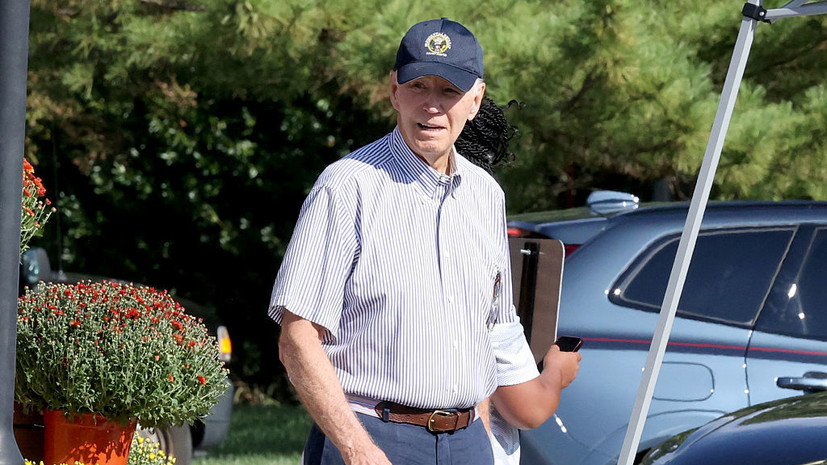 NYP: Байден впервые появился на публике после начала курса лучевой терапии