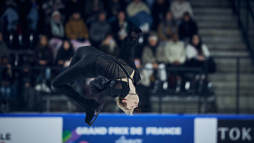 Малинин выиграл этап Гран-при Франции, у серебряного призёра на 40 баллов меньше