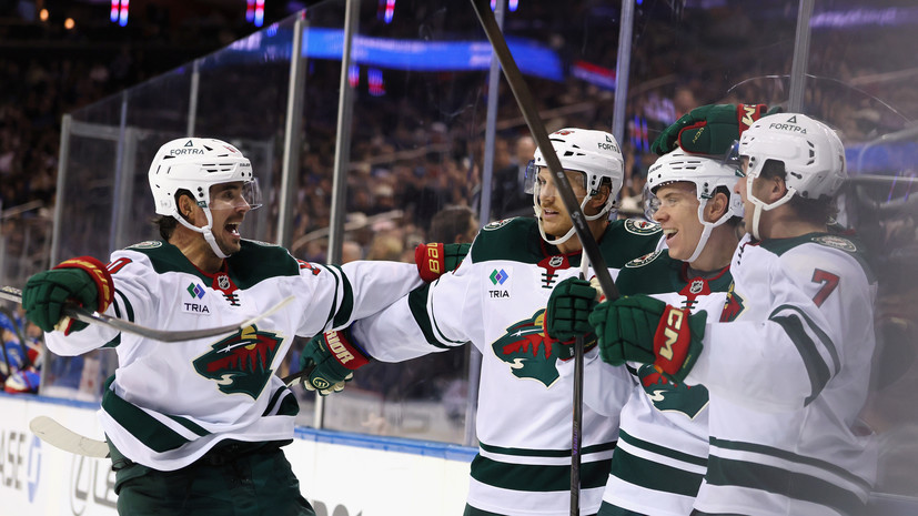 Шайбы Юрова и Капризова принесли «Миннесоте» победу над «Рейнджерс», у Панарина — гол