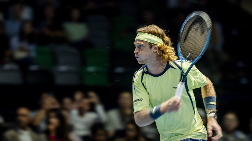 Рублёв разбил ракетку по ходу матча с Норри на турнире в Вене