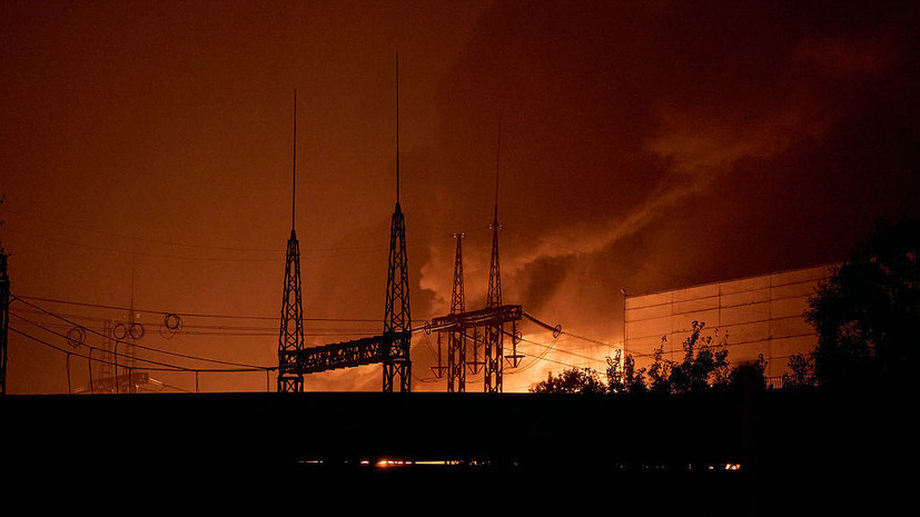 Кличко сообщил о пожаре после взрыва в Киеве