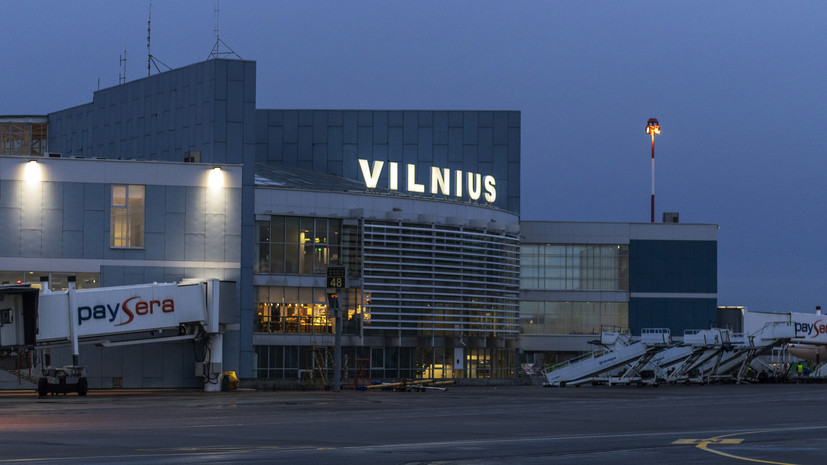 Аэропорт в Вильнюсе остановил работу из-за метеозондов