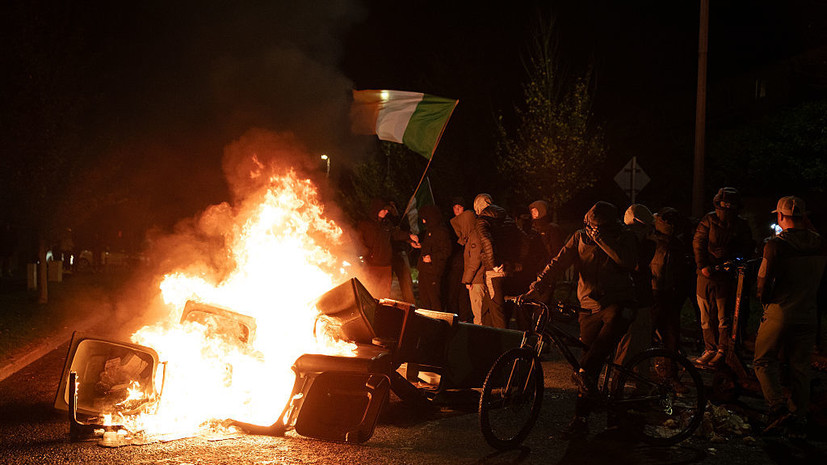 Sky News: в беспорядках в Ирландии участвуют дети и подростки