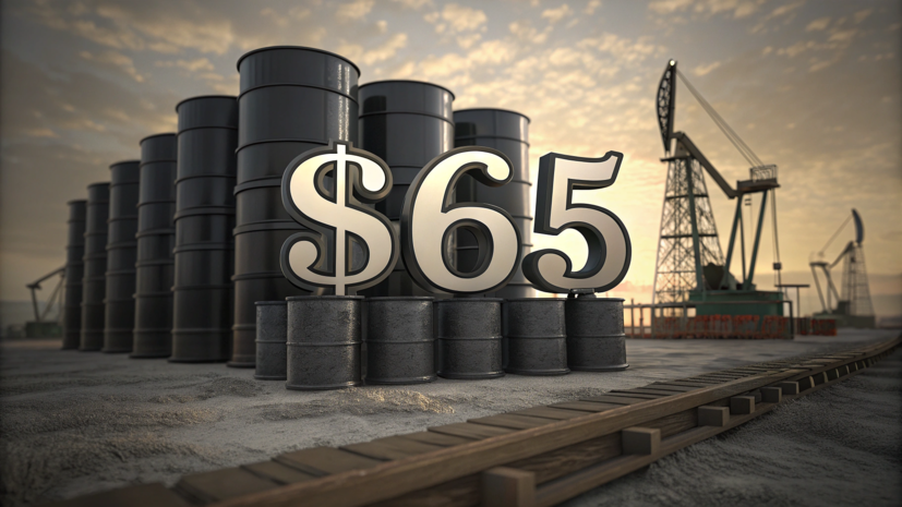 Цена нефти марки Brent достигла $65 за баррель