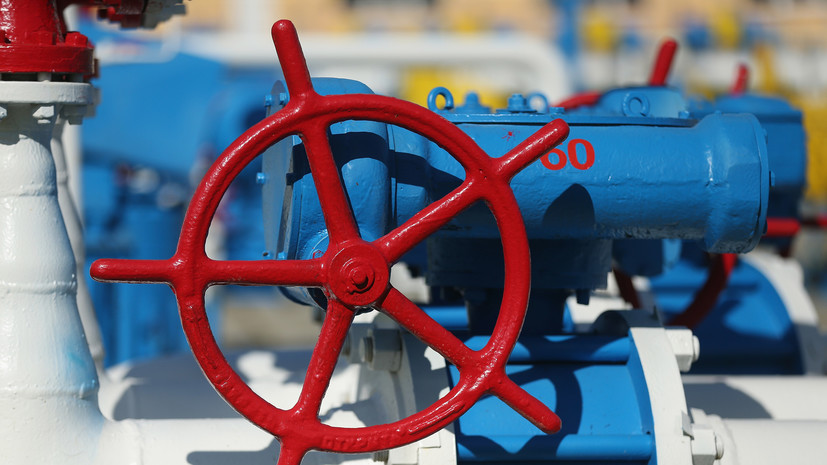 Заполнение подземных хранилищ газа приостановлено на Украине