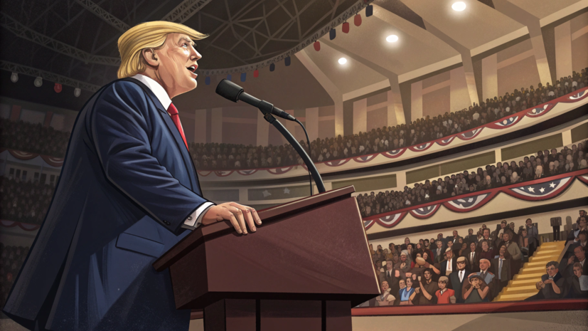 Белый дом: Трамп вечером 23 октября выступит с объявлением