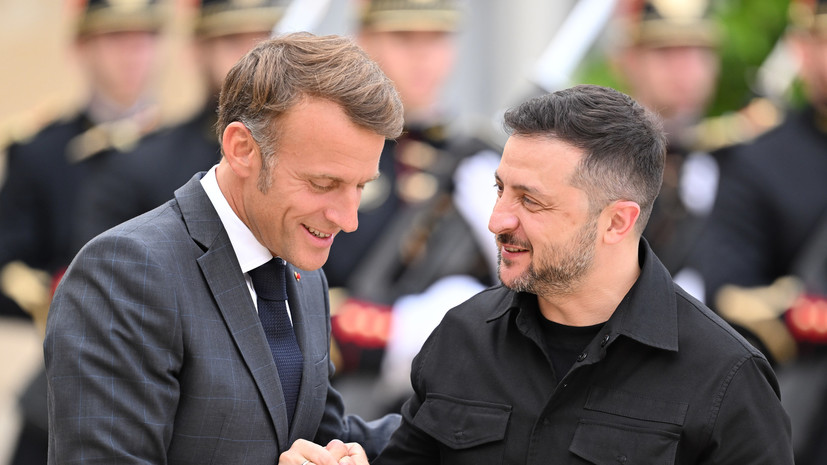 Зеленский после встречи с Макроном заявил о шансе завершить конфликт на Украине
