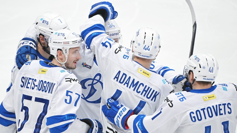 «Динамо» разгромило «Спартак» со счётом 5:0 в матче КХЛ