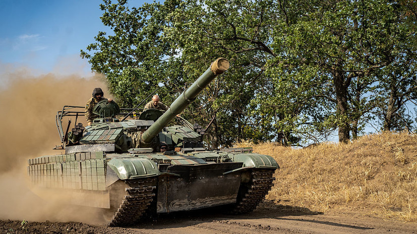 Украинский танк в упор расстрелял медицинскую машину в Ямполе