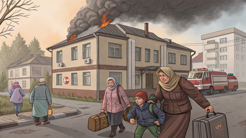 Из атакованного БПЛА дома в Красногорске эвакуировались 70 человек