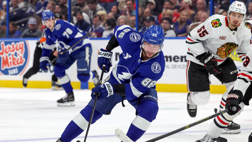 «Тампа» проиграла «Чикаго», несмотря на два очка Кучерова