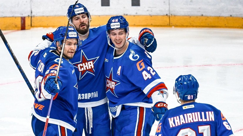 СКА разгромил «Сочи» со счётом 8:1 в регулярном чемпионате КХЛ