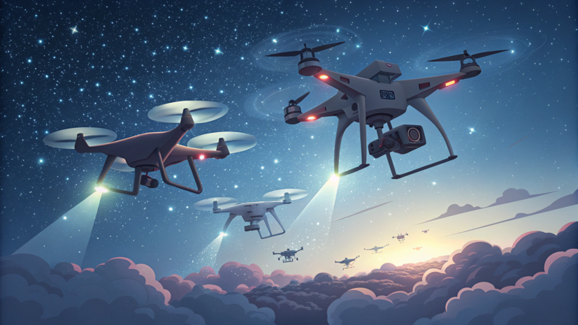 Над двумя районами Ленинградской области сбили несколько БПЛА