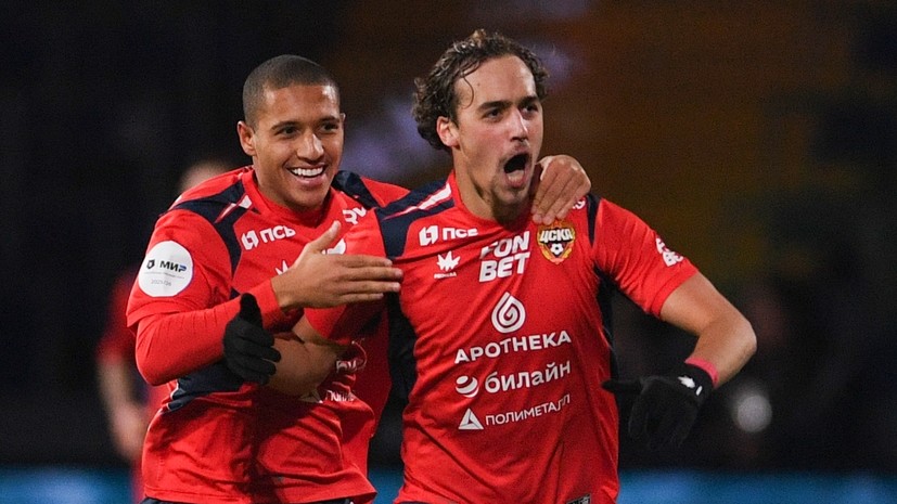 ЦСКА обыграл «Крылья» и вышел на промежуточное первое место в таблице РПЛ
