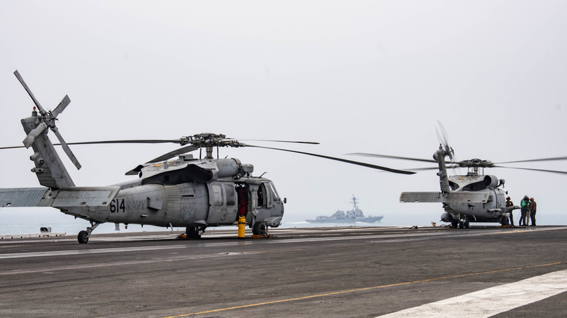 Истребитель и вертолёт ВС США потерпели крушение в Южно-Китайском море