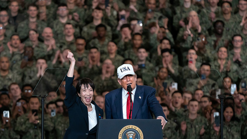 Трамп станцевал в Японии перед рискующими остаться без зарплаты военными