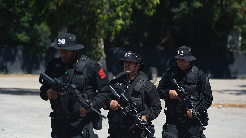 В Бразилии проходят бои полиции и наркомафии с дронами