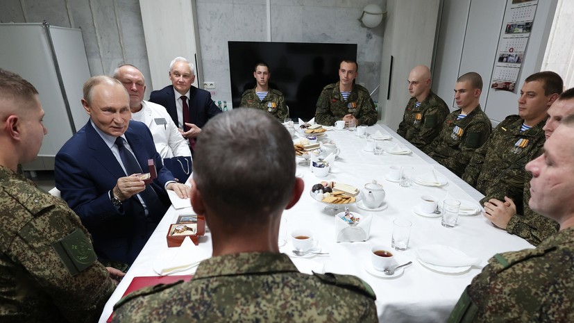 Окружение ВСУ и испытания «Посейдона»: о чём заявил Путин на встрече с бойцами СВО Окружение ВСУ и испытания «Посейдона»: о чём заявил Путин на встрече с бойцами СВО