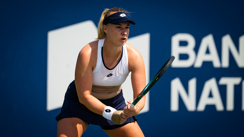 Блинкова вышла в полуфинал турнира WTA 250 в Цзюцзяне