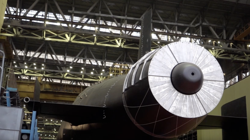 В Северодвинске прошла церемония вывода из эллинга АПЛ «Хабаровск»