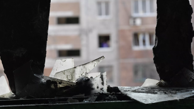 В Орле обломки БПЛА повредили остекления зданий и транспорт