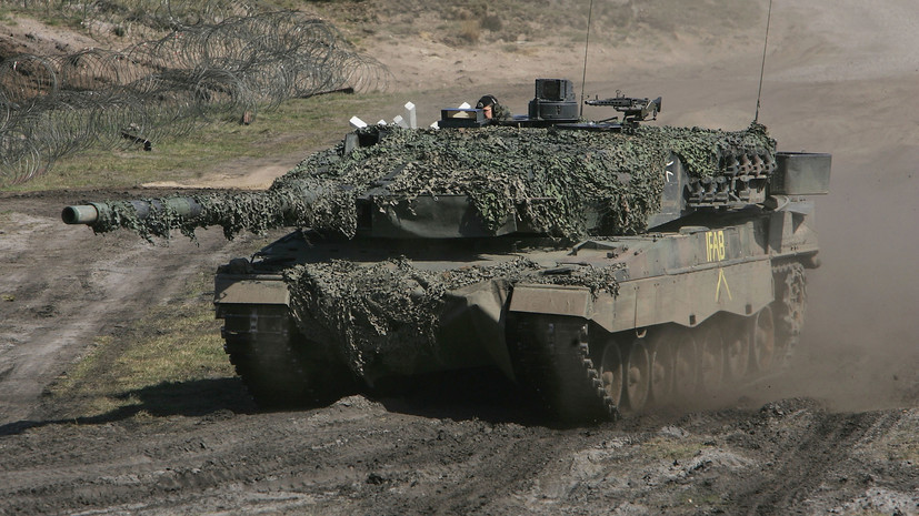 В библиотеке Путина в Кремле хранится фрагмент подбитого танка Leopard