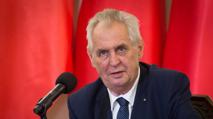 Экс-президент Чехии Земан госпитализирован в Праге