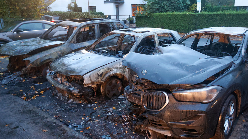 В Гамбурге подожгли автомобиль политика от партии «Альтернатива для Германии»
