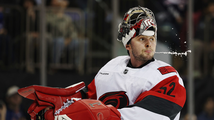 Шатаут Кочеткова в первом матче за сезон принёс «Каролине» победу над «Рейнджерс»