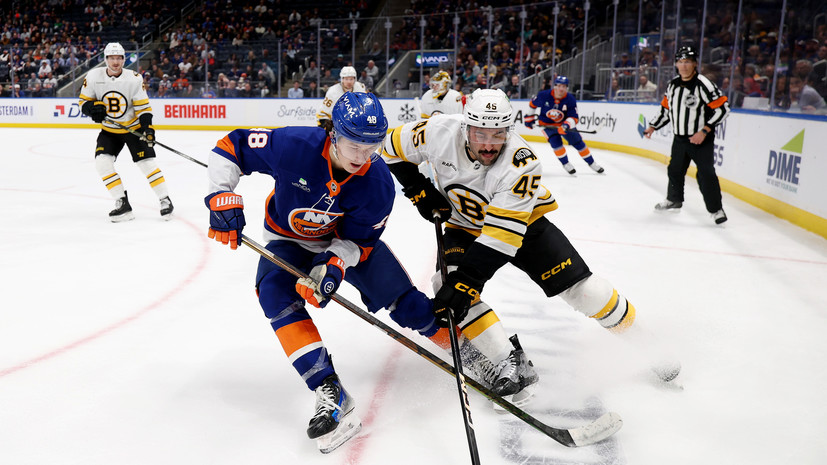 Гол и решающий буллит Хуснутдинова помогли «Бостону» победить «Айлендерс»