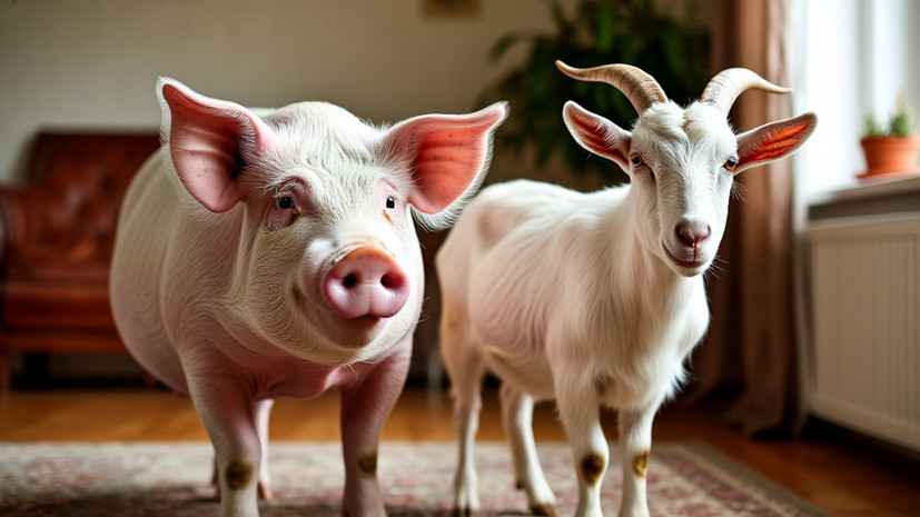 Россиян предупредили о штрафах за содержание в квартире свиней, коз и кур