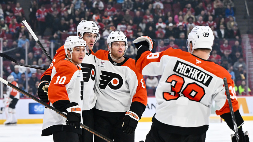 Шайба Мичкова помогла «Филадельфии» обыграть «Нэшвилл» в матче НХЛ