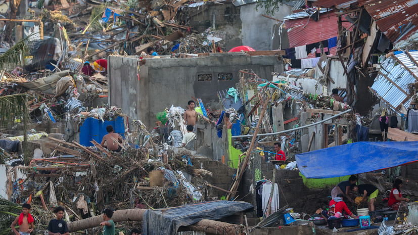 Посольство: информации о пострадавших россиянах из-за тайфуна на Филиппинах нет