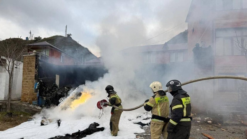 Пострадавшие при крушении вертолёта — в состоянии средней степени тяжести