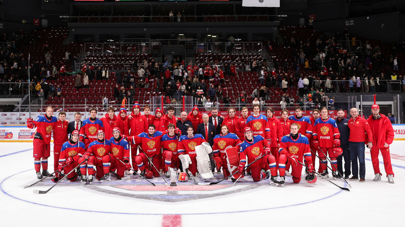 Молодёжная сборная России выиграла турнир по хоккею 3 × 3 на Кубке Будущего