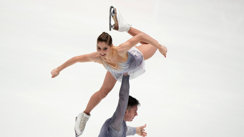 Мишина удивлена, что они с Галлямовым лидируют после короткой на Гран-при России в Казани