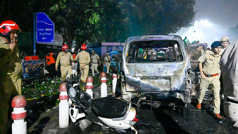 Посольство: россиян нет среди погибших и пострадавших при взрыве авто в Индии