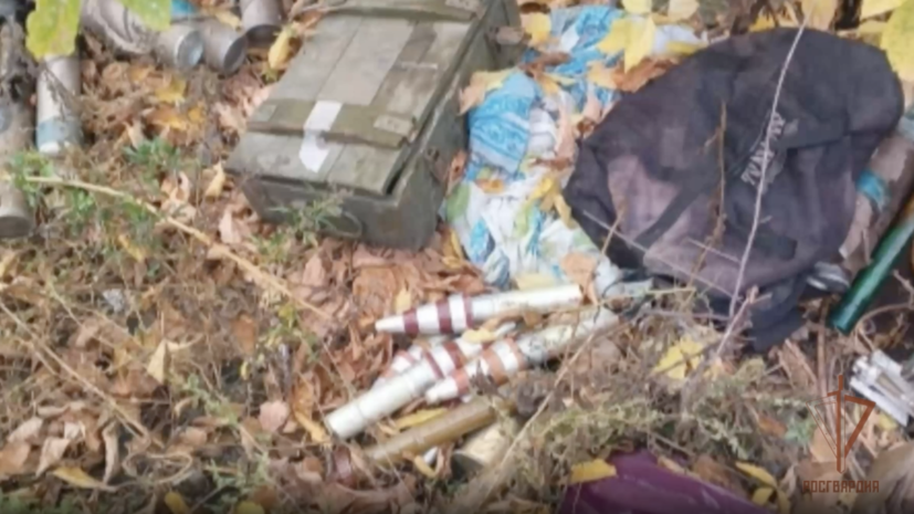 Росгвардия обнаружила в ДНР крупный тайник с боеприпасами ВСУ