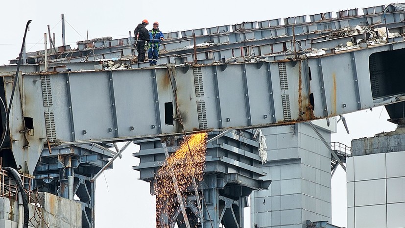 Нарушение технологии демонтажа могло вызвать обрушение части колонны «Снежкома»