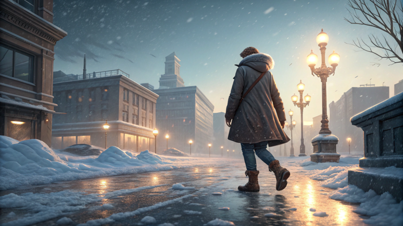 Специалист Кошелева рекомендовала ходить в гололёд короткими шагами