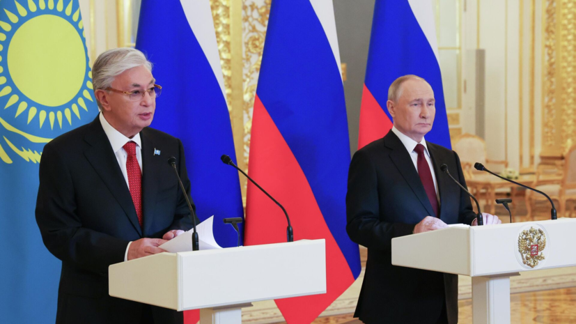 Путин и Токаев подписали декларацию о переходе отношений стран на новый уровень