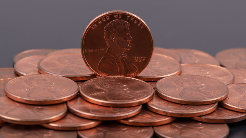 NYT: в США остановили чеканку монет номиналом один цент