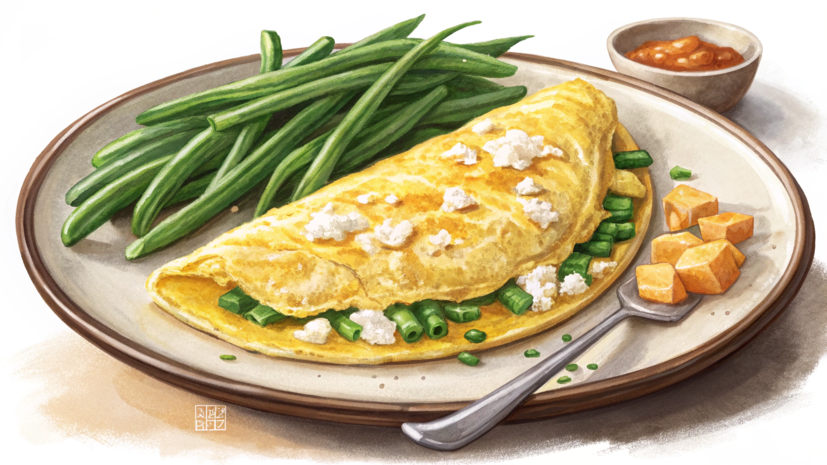 Диетолог Дианова назвала омлет с зелёной фасолью полезным для здоровья печени