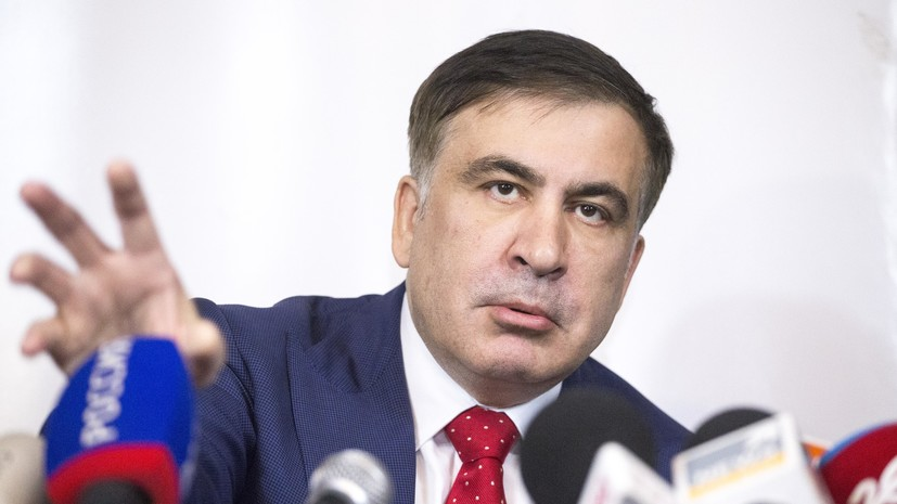 Саакашвили попросил Зеленского включить его в список обмена пленными